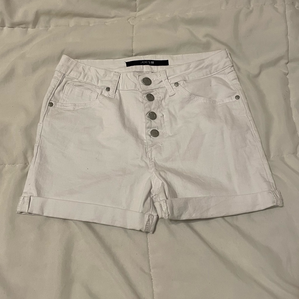 Joes Cuffed White Jean Shorts Joes Cuffed White Jean Shorts